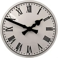 Runcorn Outdoor Clock Service white dial